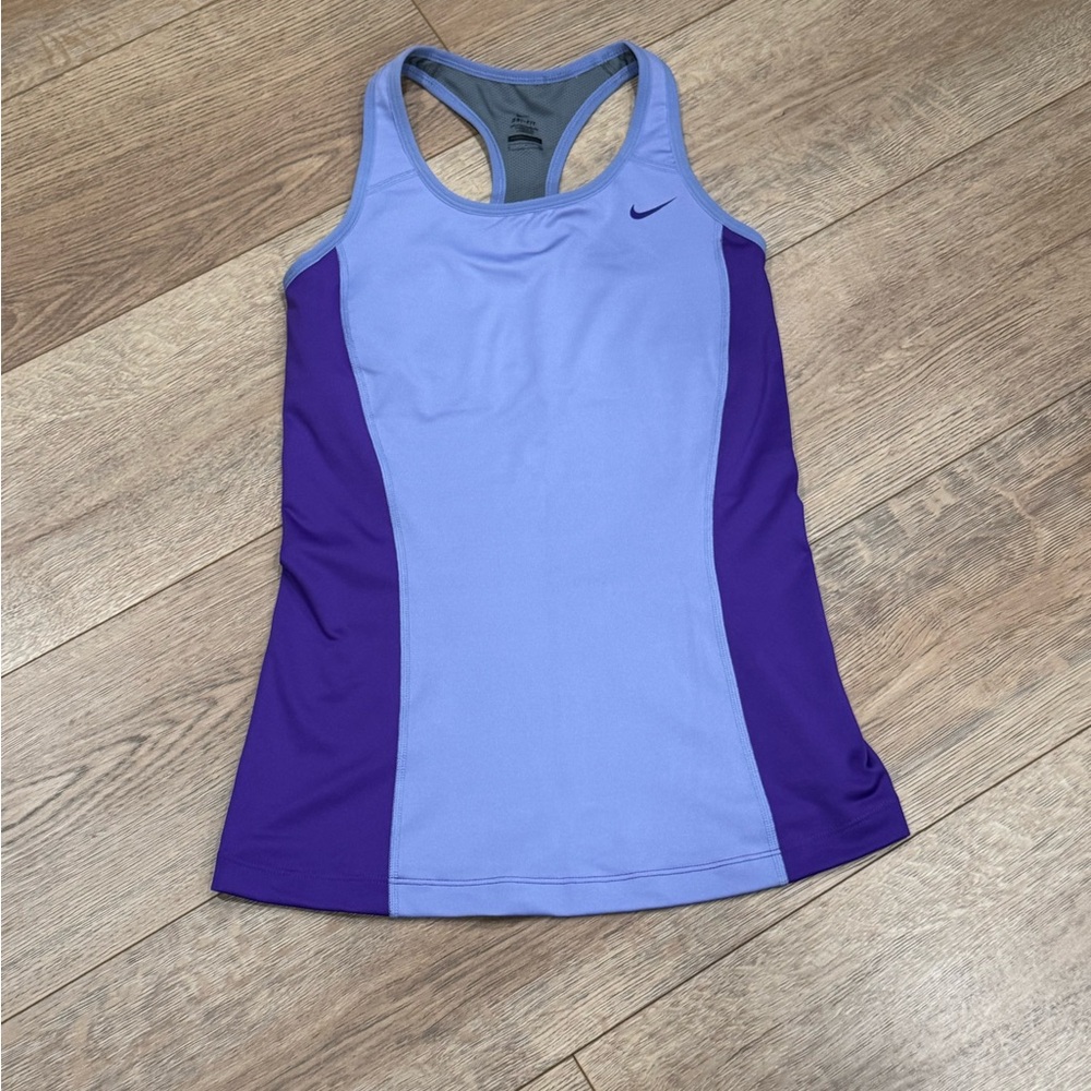 Nike Light Purple and Dark Purple Tank Top